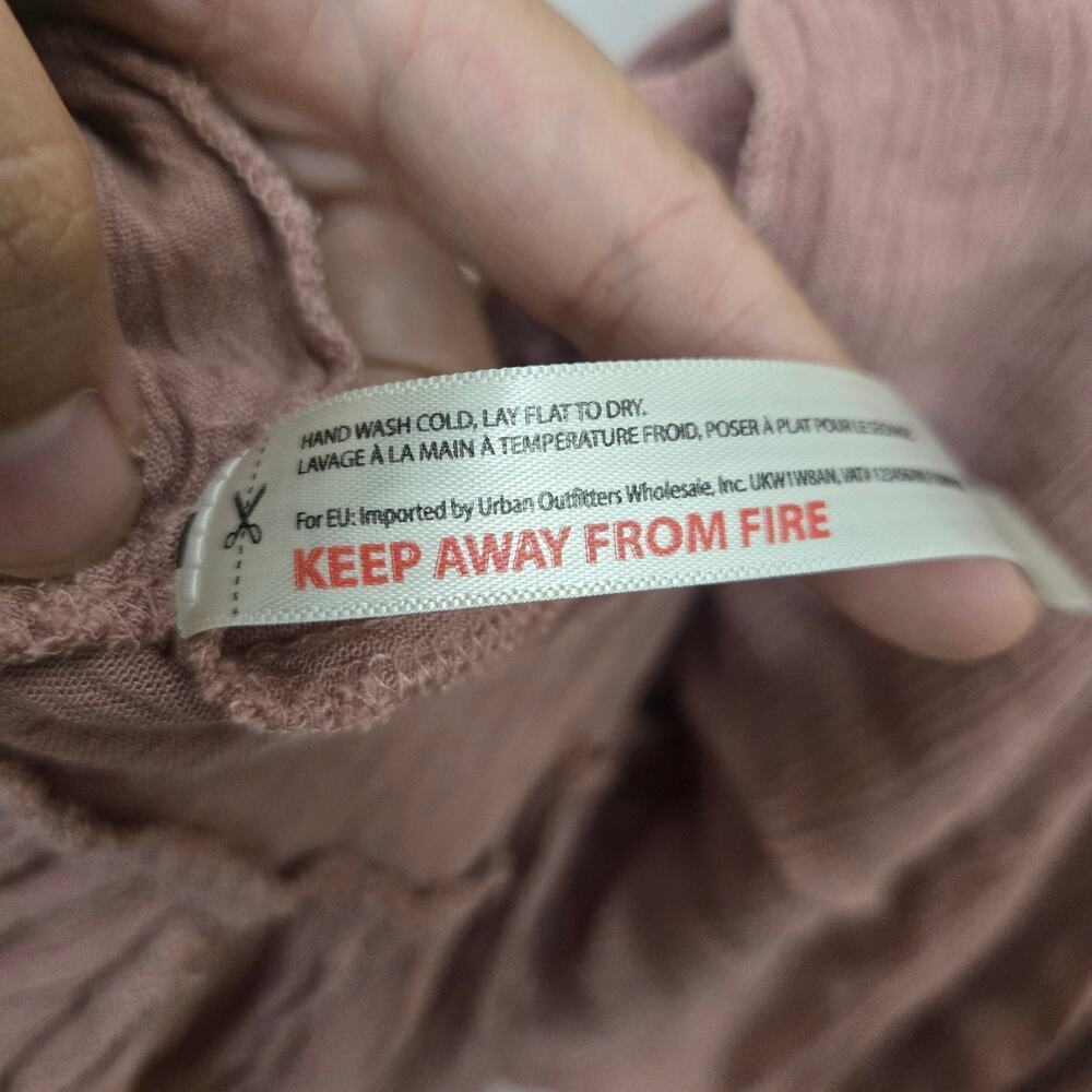 Free People Adella Lace Slip Mini Dress Size XS Pink Mauve - Picture 7 of 8